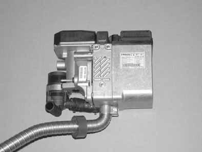 Toyota Land Cruiser J0 Preparing heater unit Exhaust pipe a = 70 mm