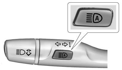 Turning On and Enabling IntelliBeam To enable the IntelliBeam system, press b on the turn signal lever when the exterior lamp control is in the AUTO or 5 position.