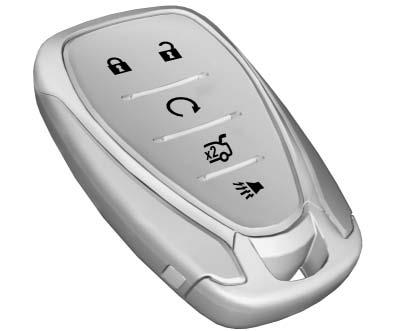 32 Keys, Doors, and Windows With Remote Start Shown Q : Press to lock all doors. The turn signal indicators may flash and/or the horn may sound on the second press to indicate locking.