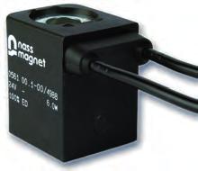 Perfect function of these solenoid coils with the pertinent components included in this catalogue is assured with the winding having reached its operating temperature (ma.