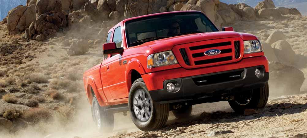 fun-lovin SPORT PLAYS REALLY DIRTY Ranger SPORT SuperCab 4x4 in Torch Red with available