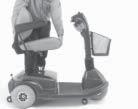 Lifting weight beyond your physical capability may result in personal injury. Ask for assistance when necessary while disassembling or assembling your scooter. To disassemble the scooter: 1.