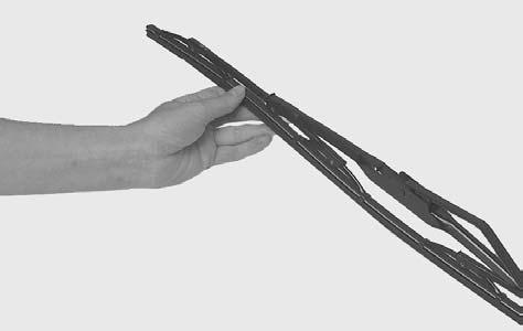 Windshield Wiper Blade Replacement Windshield wiper blades should be inspected at least twice a year for wear or cracking.