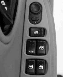 Power Windows If your vehicle has power windows, switches located on the driver s door armrest control each of the windows. Express-Down Window The driver s window switch has an express-down feature.