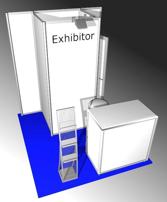 Full Service Package Classic shell scheme booth, fully customisable and equipped with all basic items you will need for establishing an exhibition space in which to showcase your products and