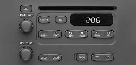 Radio with CD (Base Level) Finding a Station AM FM: Press this button to switch between FM1, FM2, and AM. The display will show your selection. TUNE: Turn this knob to select radio stations.