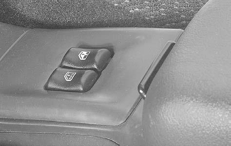 Power Windows If your vehicle has this feature, the switches on the center console control each of the power windows when the ignition is on.