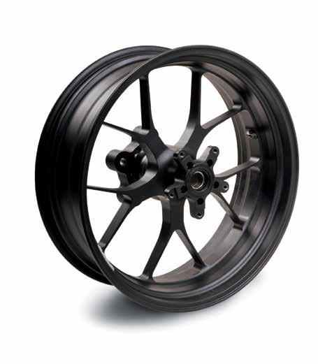 For the top of the range RSV4 RF, we have selected forged wheels as the OEM fitment, and for all other Aprilia motorcycles black or gold forged wheels are available as accessories.