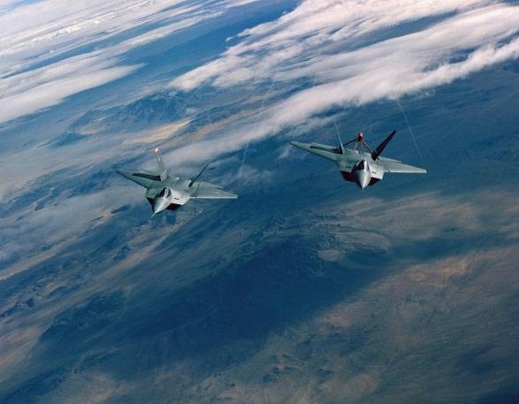 28 December: YF-22 achieves a maximum speed greater than Mach 2. 28 December: Flight test portion of the dem/val phase ends with the two YF-22s accumulating a total of 91.