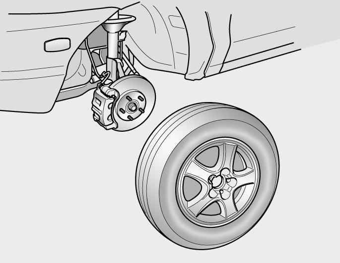 Befre putting the wheel int place, be sure that there is nthing n the hub r wheel (such as mud, tar, gravel, etc.) that interferes with the wheel frm fitting slidly against the hub.