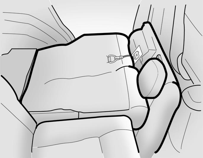 HSM293-A NOTE: Befre flding the seatback, place the rear seat belt buckles in the buckle clips n the seatback.