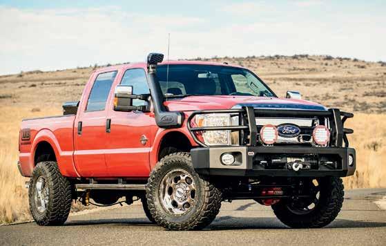 snorkels 1. Ford F250 shown with ARB Sahara bar. 2.