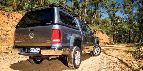 Volkswagen Amarok shown with ARB Classic canopy and ARB canopy roof rack.