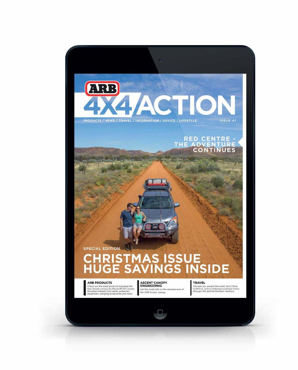 Subscribe to ARB Want more ARB news and 4x4 stories? Then you need to get your hands on ARB s magazine, ARB 4X4 Action.