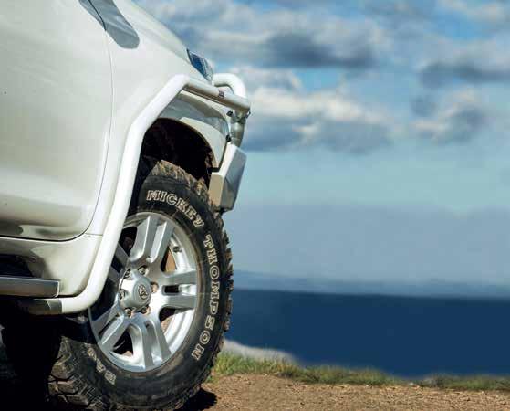 Side Rails Protecting front quarter panels, ARB side rails are available individually and have been specifically