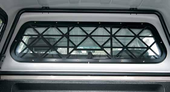 This unique design allows the vent to be installed even with a roof rack or roof bars fitted to the canopy. CLASSIC CANOPY WINDOW ACCESSORIES ARB manufactures security mesh that is laser cut from 2.