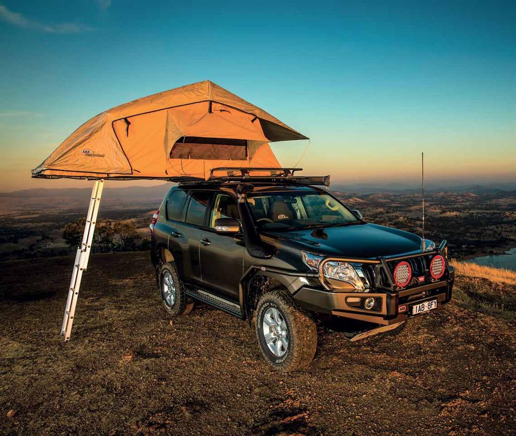 CAMPING 90 ROOFTOP TENTS An ARB rooftop tent will provide the ultimate in ease and convenience when travelling.