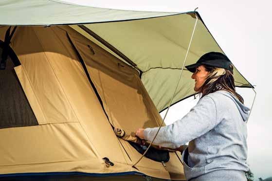 Features Manufactured from high quality, poly/cotton ripstop canvas with polyurethane coating for excellent waterproofing Incorporates Oxford polyester flysheet with optimum water shedding ability