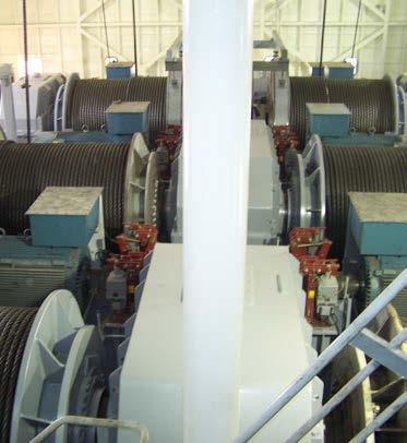 SIGNIFICANT INCREASE OF WIRE ROPE LIFE With the spooling controlled from flange to flange and from layer to layer, a uniform pattern is established.