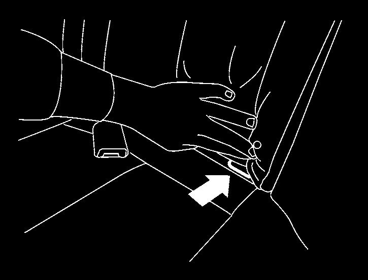 Inspect the lower anchors by inserting your fingers into the lower anchor area. Feel to make sure there are no obstructions over the anchors such as seat belt webbing or seat cushion material.