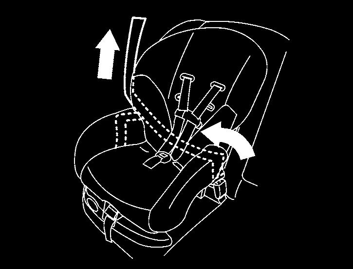 It reverts to ELR mode when the seat belt is fully retracted. LRS0668 Forward-facing step 5 5. Allow the seat belt to retract.