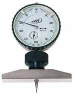 80 0716 Dial depth gauges with a measuring base Measuring base is made of stainless steel, hardened Replacement probe tip M 2.