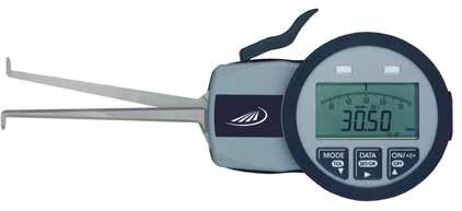 0721 Digital internal caliper gauges IP 67 Protection class IP67 Electronic functions 0721 732 ON/OFF switch mm/inch conversion Absolute/relative measurement Tolerance function Red/green indication