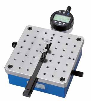 measuring results Sturdy construction Simple to set up and easy to operate Large range of application Ideal for serial measurements Optional: Special supporting table is interchangeable Internal