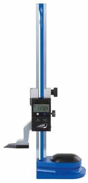 0345 / 0347 DIGI-MET Height and scribing gauges NEW Proxi Electronic functions Measuring beam is made from special steel LCD-display 11 mm Setting screw À Fine adjustment Á Accurate fine adjustment