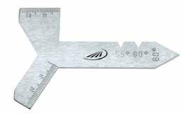 20 0595 Welding gauge blank Special steel Pure For easy testing of fillet weld thicknesses of rectangular parts