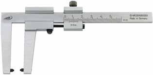 05 0.05 0252 203 278.00 Replacement points (pair) for brake drum vernier caliper For measuring range Ref. No. List price 300 mm 0252 291 4.00 500 + 600 mm 0252 293 5.