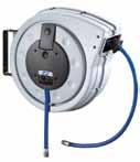 Hose Reels Air & Water Hose Reels Improves workshop safety by keeping the hose off the floor Open and Enclosed designs Working pressures up to 220 bar Bare Reel 17-RA2001 17-RA2002NS With Hose