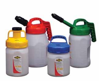 Spectrum Visual Lubrication Management Systems OILSAFE Containers Safe, easy method of transporting, handling, and dispensing lubricants