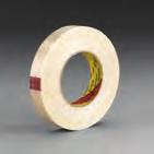Adhesives and Tapes Scotch Filament Tapes Product Description/UPC Color Backing Reinforcement Adhesive Scotch Filament Tape 898MSR Scotch Filament Tape 8919MSR Scotch Filament Tape 880 Most versatile