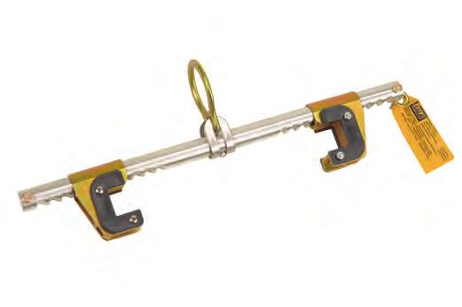 8 m) 3M DBI-SALA Glyder Sliding Beam Anchor Fits 3-1/2"- 14" wide I-beam flange up to 1-1/4" thick Use above head or at feet High strength steel and aluminum