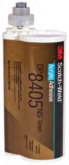 Adhesives and Tapes Adhesives and Tapes 3M Scotch-Weld Epoxy and Acrylic Adhesives Product/Color 1 Description/UPC Mix Ratio (Vol) B:A 3M Scotch-Weld Low Odor Acrylic Adhesive DP810 Approx 2