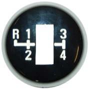 gearbox M47 1020749 1220494 Symbol, Shift knob cap Text: Overdrivebetätigung mit