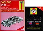 models, engine all fuel 1002975 Book Workshop manual with Dictionary Volvo 260 Book: