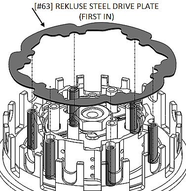 (all drive plates will follow this orientation). 6.