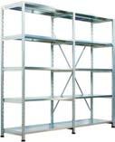 Better stability: Due to the usage of several narrow shelves, the load capacity per compartment is increased, e.g. shelf 500, consisting of one ea. base panel 300 and 200 wide.