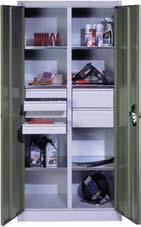 5127 512 5127 Upper left side 1 locker for valuables, below large drawers, right side with 4 shelves. Drawer dimensions (useful dimensions) H x W x D 170 x 367 x 43.