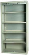 Cabinets 5140-5145 Cabinet with swing doors with shelves 5140 Sturdy sheet steel design with doors with windows made of break-proof acrylic glass.