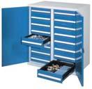 Drawers W x D 443 x 500. Galvanised shelves, load capacity 0 kg at equal distribution.