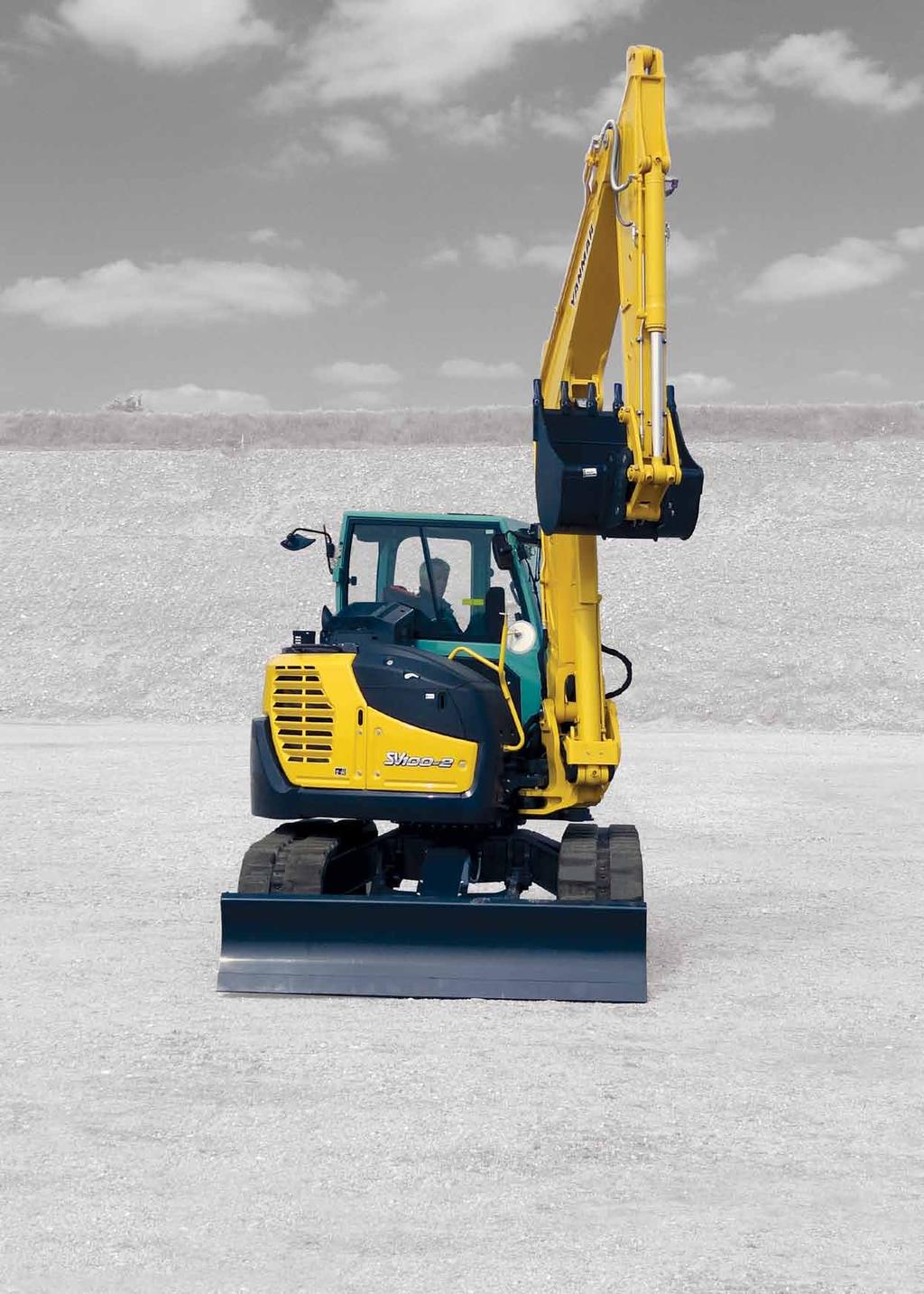 AN UNMATCHED COMBINATION OF COMPACTNESS AND PERFORMANCE Rear turning radius: 1330 mm Minimum