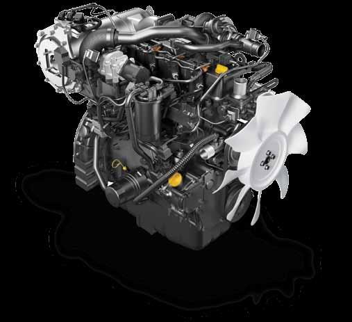 NEW POWERFUL AND ENVIRONMENTALLY FRIENDLY YANMAR ENGINE Power and cleanliness The SV100-2 s new Yanmar diesel engine with direct injection has a net output of 51.7 kw (70.