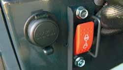 resistance for the cab enhances operator safety in a roll-over.
