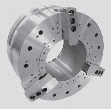 BIG BORE BBU-AZ-ES INCH serration NEW Front-end pneumatic combination power chucks with extra large through-hole for self centering or compensating clamping Application/customer s benefit End