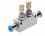 546 Non-return valve, delockable As long as a pilot signal is applied to the non-return valve, compressed air should flow to and from the cylinder.