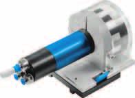 589 5 Compressed air motor The motor converts pneumatic energy into mechanical, rotational energy and can be operated both clockwise and anti-clockwise.