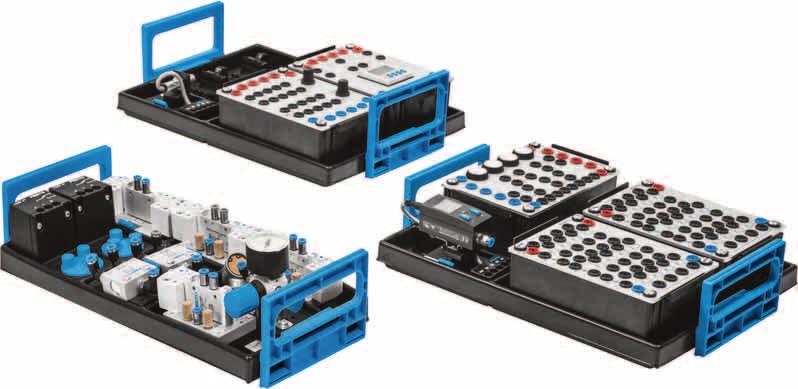 Pneumatic training packages > Equipment sets > Electropneumatics Electropneumatics Basic level TP 0 America Supplementary equipment set TP 0 A TP 0 A The Lab-Volt Pneumatics Electrical Control